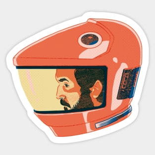 Kubrick in the Space 2001 Sticker